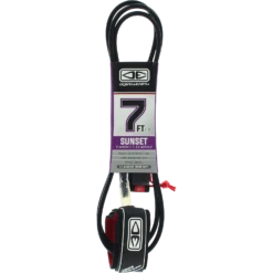 O&E MOULDED SUNSET LEASH 7' BLACK