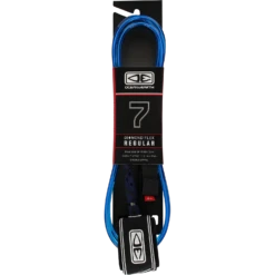 O&E MOULDED REGULAR LEASH 7' BLUE