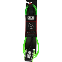 O&E MOULDED REGULAR LEASH 6' LIME