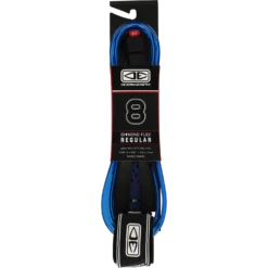 O&E MOULDED REGULAR LEASH 8' BLUE