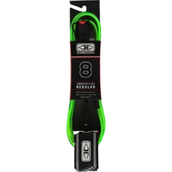 O&E MOULDED REGULAR LEASH 8' LIME