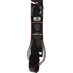 O&E MOULDED LONGBOARD REG KNEE LEASH 9' BLACK