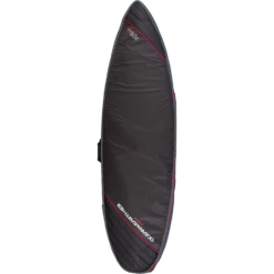 O&E AIRCON SHORTBOARD COVER 7'4" BLK/RED