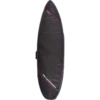 O&E AIRCON SHORTBOARD COVER 7'8" BLK/RED