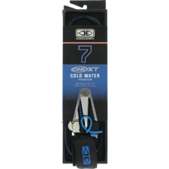 O&E ONE XT COLD WATER LEASH 7' BLK/BLUE