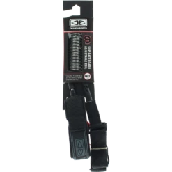 O&E SUP RACEBOARD KNEE COIL MOULDED LEASH 9' BLACK