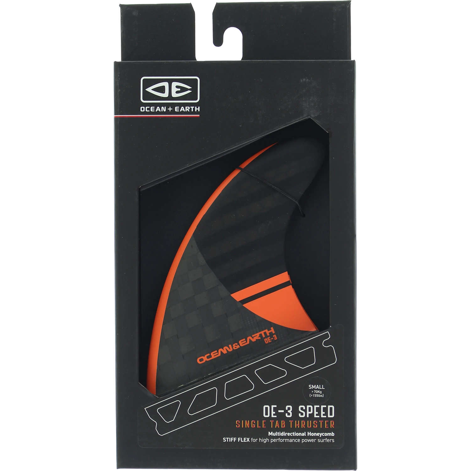 O&E OE-3 SPEED THRUSTER SINGLE TAB SM-BLK/RED 2 O&E OE-3 SPEED THRUSTER SINGLE TAB SM-BLK/RED - Image 2