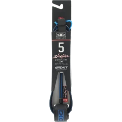 O&E SLIMLINE LIGHTWEIGHT COMP ONE-XT LEASH 5' BLU