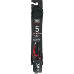 O&E SLIMLINE LIGHTWEIGHT COMP ONE-XT LEASH 5' BLK
