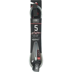 O&E SLIMLINE LIGHTWEIGHT COMP ONE-XT LEASH 5' WHT