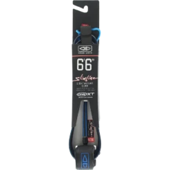 O&E SLIMLINE LIGHTWEIGHT COMP ONE-XT LEASH 6'6"BLU