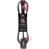 O&E ONE XT BIG WAVE PIN RELEASE LEASH 15' BLACK