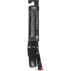 O&E REGULAR SUP/LB KNEE COIL MOULDED LEASH 9' BLK