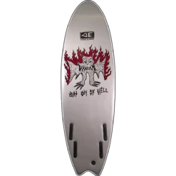 O&E BAT OUTA HELL QUAD SOFTBOARD 5'6" BLK -Sports-Surfing-Ocean & Earth 1621862421090 DDOCESEPR56BLAK 2