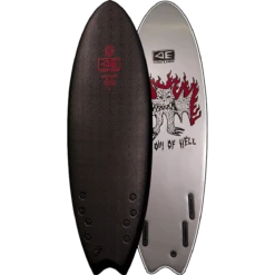 O&E BAT OUTA HELL QUAD SOFTBOARD 5'6" BLK