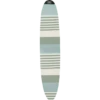 O&E LONGBOARD STRETCH COVER 9'0" SKY BLUE STRIPE