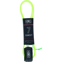 O&E MOULDED SUNSET LEASH 7' LIME