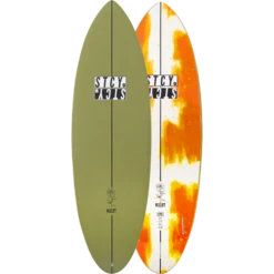 O&E STACEY BULLET EPOXY SOFTBOARD 5'8" OLIVE