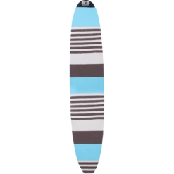 O&E LONGBOARD STRETCH COVER 8'0" SKY BLUE STRIPE