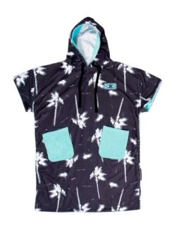 Ocean & Earth Youth Black Noise Poncho