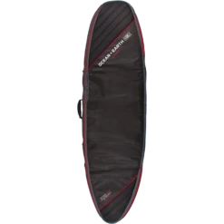 O&E DOUBLE COMPACT SHORTBOARD COVER 6'0" BK/RD/GRY