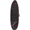 O&E DOUBLE COMPACT SHORTBOARD COVER 6'8" BK/RD/GRY