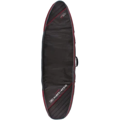 O&E DOUBLE COMPACT SHORTBOARD COVER 7'2" BK/RD/GRY