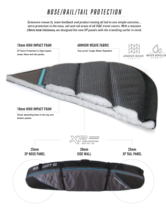 OCEAN & EARTH 10'0" AIRCON LONGBOARD COVER 2 OCEAN & EARTH 10'0" AIRCON LONGBOARD COVER - Image 2