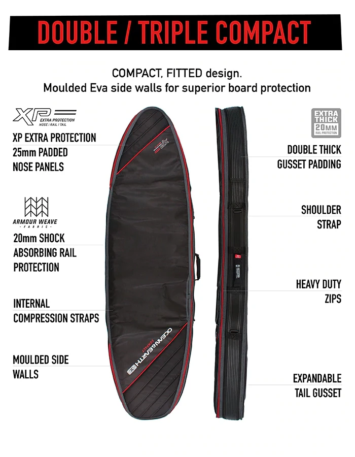 OCEAN & EARTH COMPACT FISH DOUBLE COVER 6'0" 2 OCEAN & EARTH COMPACT FISH DOUBLE COVER 6'0" - Image 2