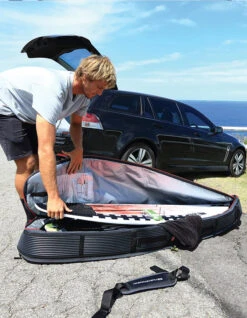 OCEAN & EARTH DOUBLE COMPACT SHORTBOARD COVER 6'4" -Sports-Surfing-Ocean & Earth ocean earth 6 4 double compact shortboard sacca doppia 5
