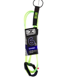 OCEAN & HEART 6'0" LEASH SUNSET MOULDED -Sports-Surfing-Ocean & Earth ocean earth leash 6 0 sunset moulded