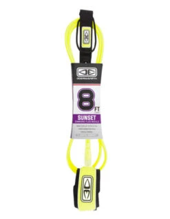 OCEAN & HEART SUNSET 8'0" MOULDED LEASH -Sports-Surfing-Ocean & Earth ocean earth leash 8 0 sunset moulded 1