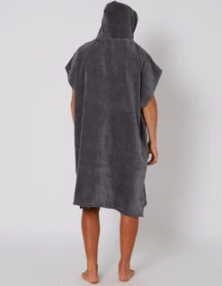 OCEAN & EARTH BREAK PONCHO CHARCOAL -Sports-Surfing-Ocean & Earth ocean earth poncho in spugna charcoal